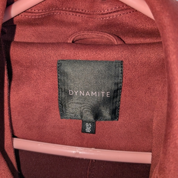 Dynamite Faux Suede Moto Jacket - Picture 2 of 4